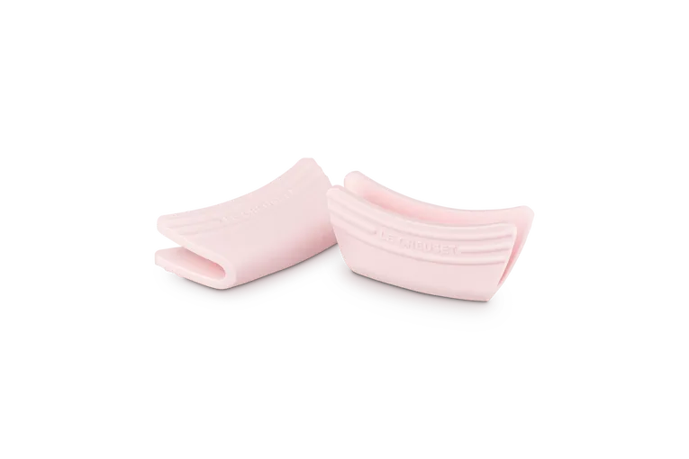 Le Creuset Topflappen 2er-Pack Silikon 12x6 cm, Muschelrosa Le Creuset