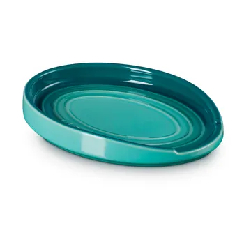 Oval Halter für Kochlöffel - Bleu Riviera - Le Creuset