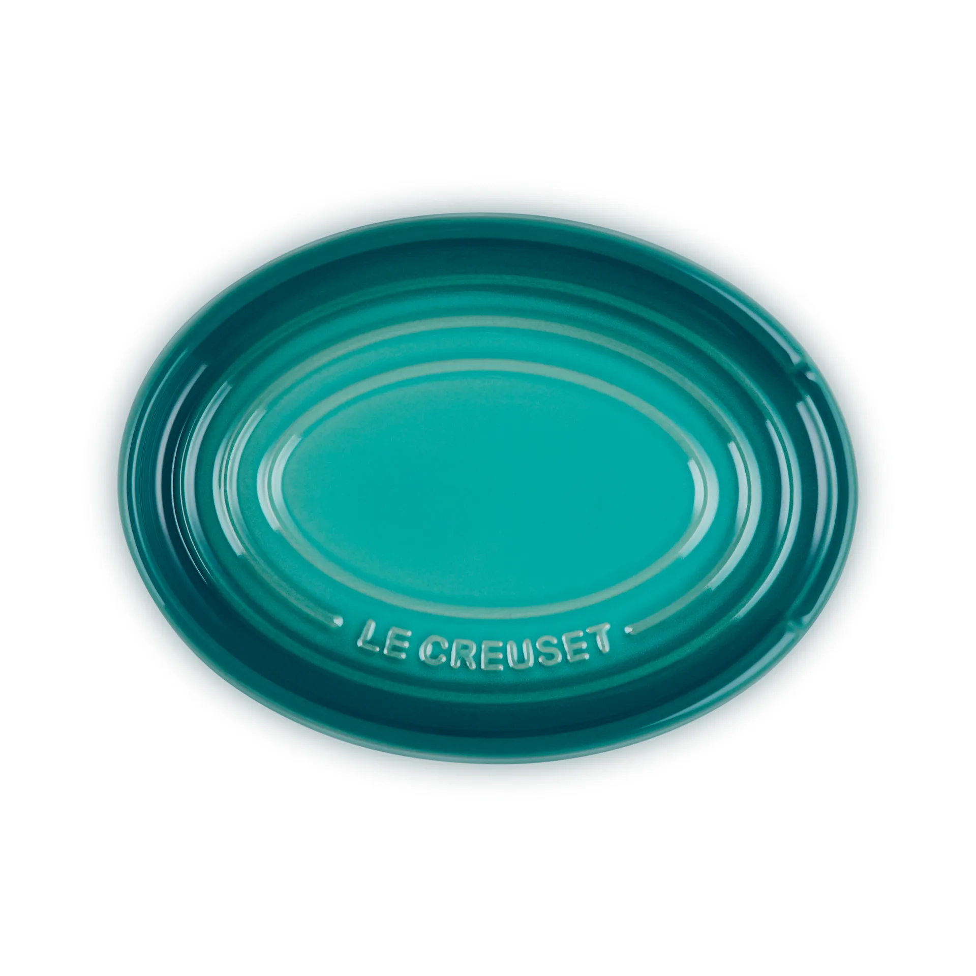 Oval Halter für Kochlöffel, Bleu Riviera Le Creuset