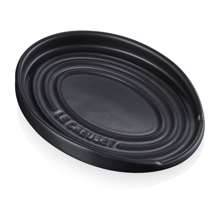 Oval Halter für Kochlöffel, Matte black Le Creuset