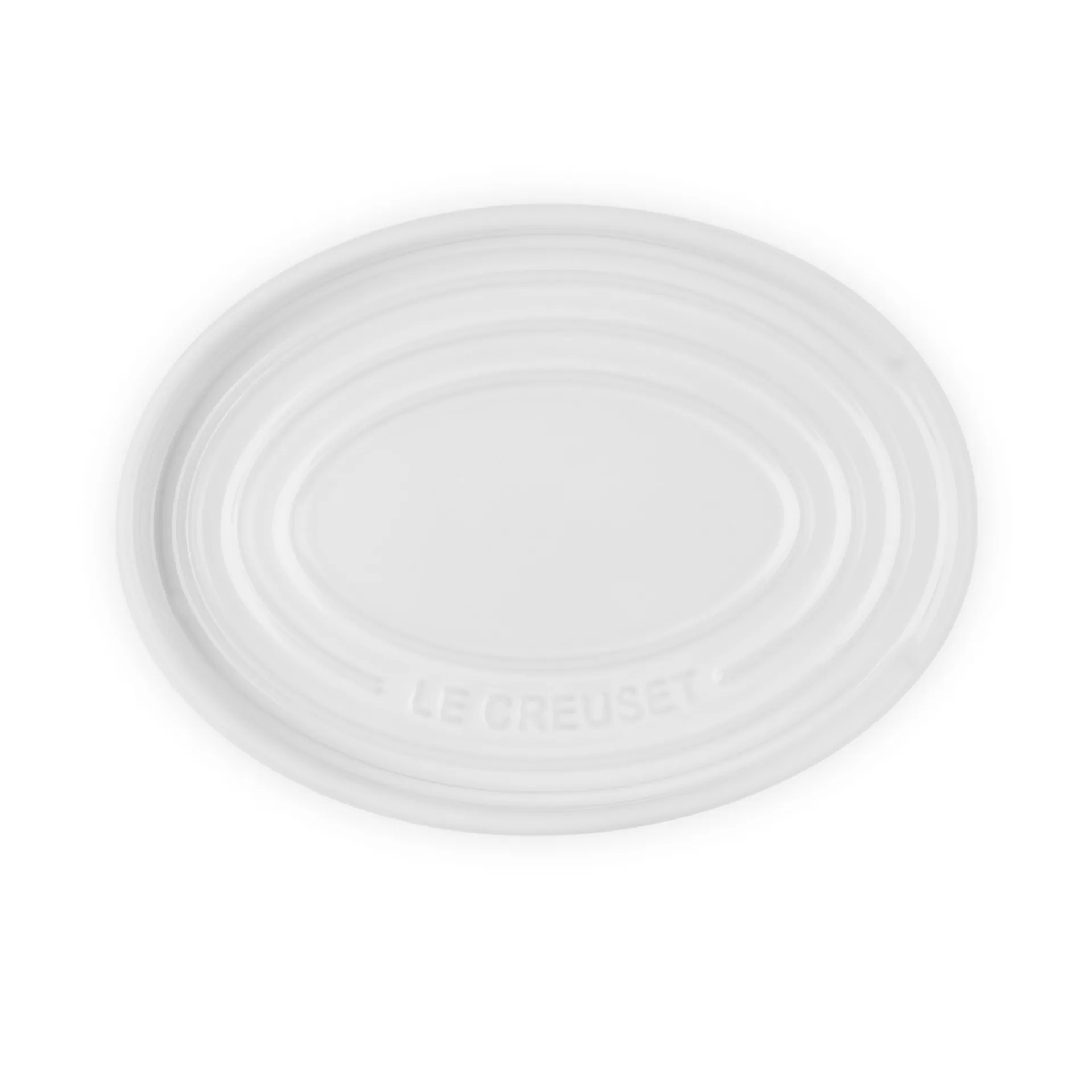 Oval Halter für Kochlöffel, Weiß Le Creuset