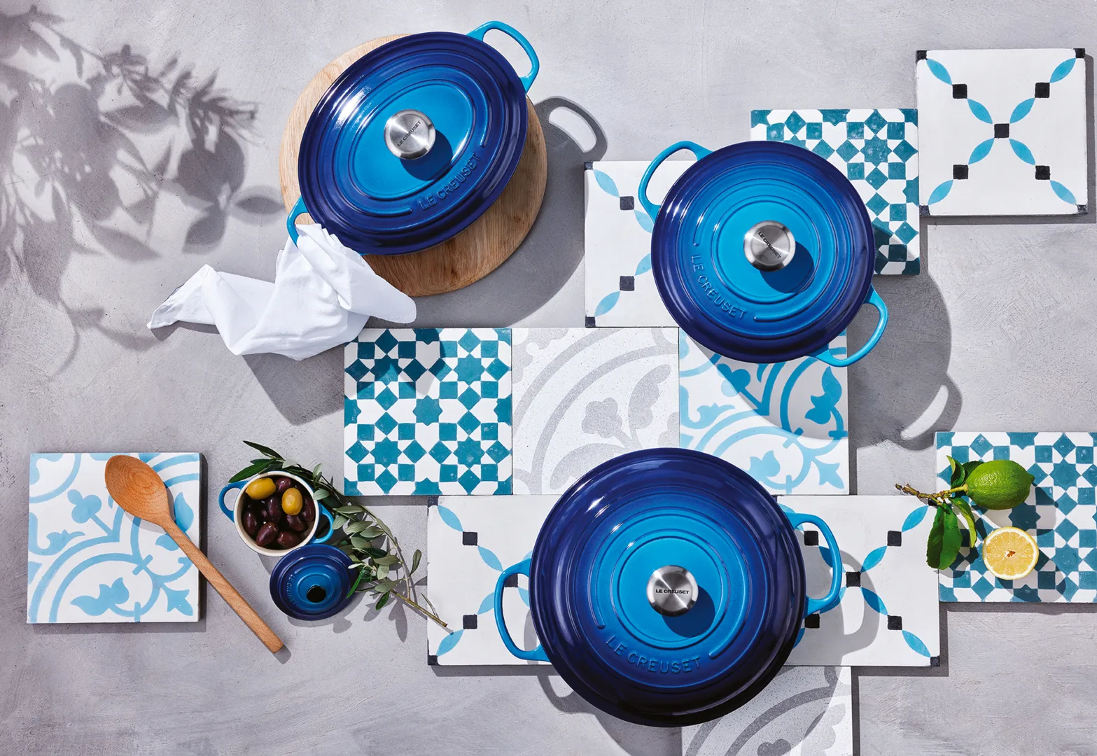 Signature Bufféttopf 3,5 l, Azure blue Le Creuset