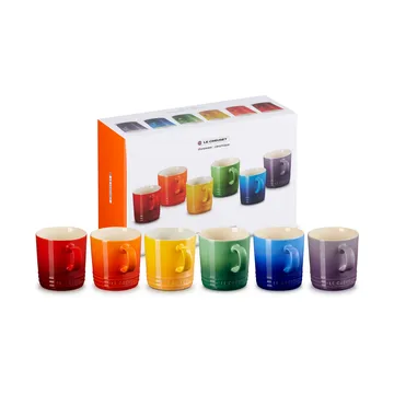 Signature Steingut Becher 6-teilig - Rainbow - Le Creuset