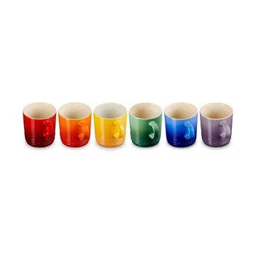 Signature Steingut Becher 6-teilig - Rainbow - Le Creuset