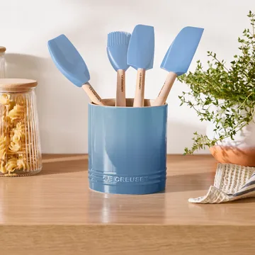 Signature Steingut Besteck- und Küchenutensilienkrug 1,1 L - Chambray - Le Creuset