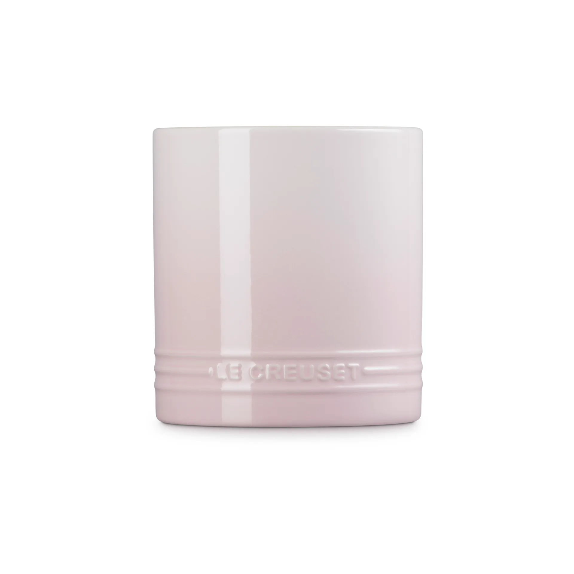 Signature Steingut Besteck- und Küchenutensilienkrug 1,1 L, Shell Pink Le Creuset