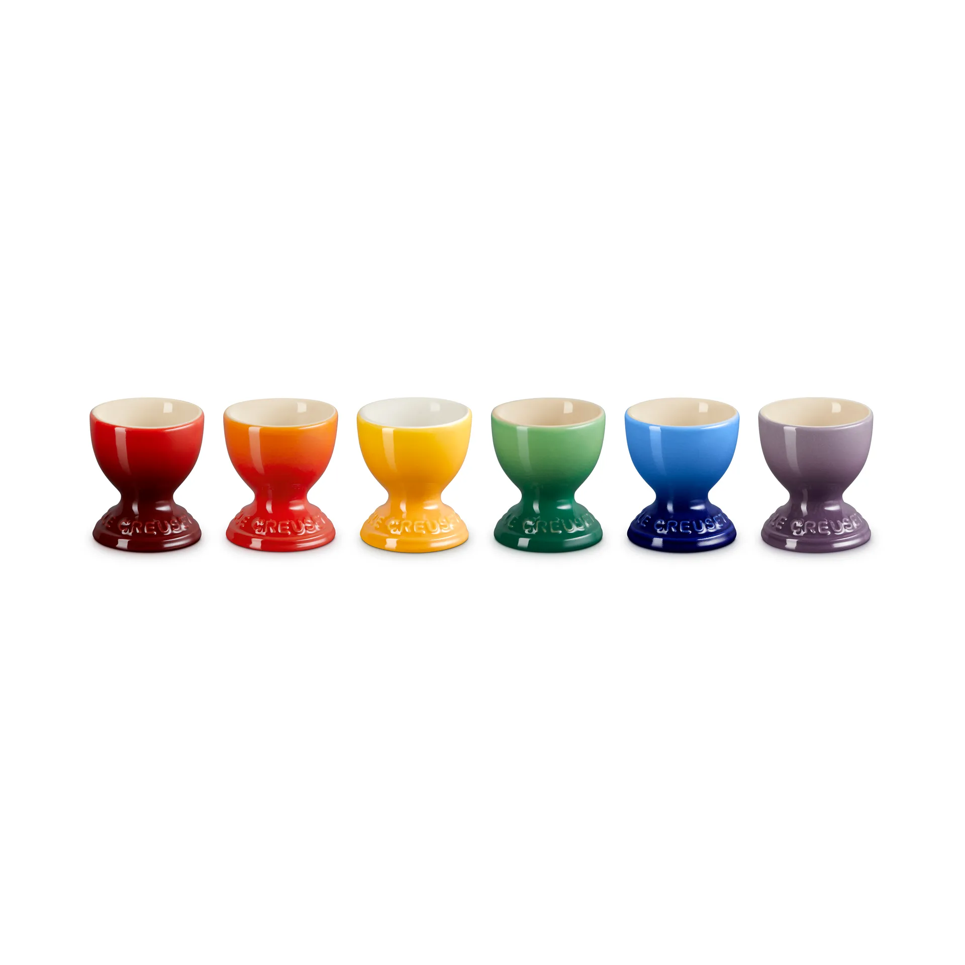 Signature Steingut Eierbecher 6-teilig, Rainbow Le Creuset