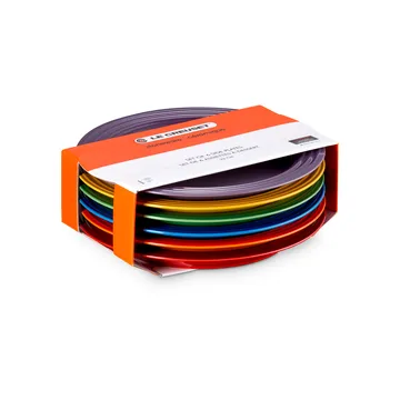 Signature Steingut Frühstücksteller 6-teilig - Rainbow - Le Creuset