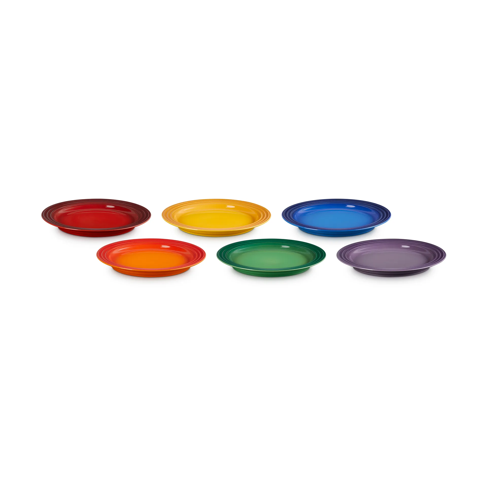 Signature Steingut Frühstücksteller 6-teilig, Rainbow Le Creuset