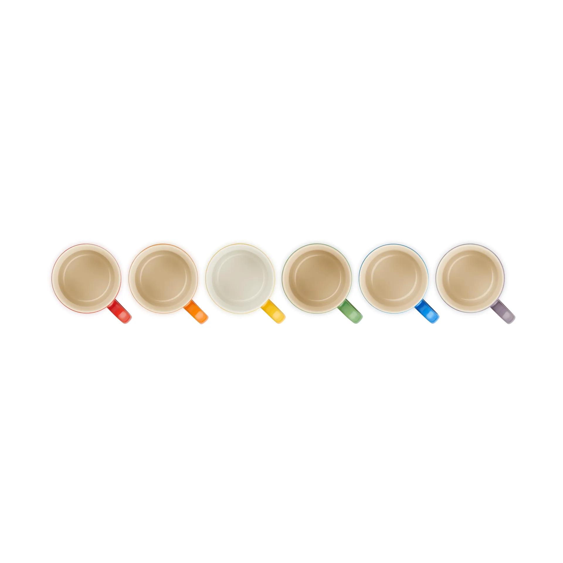 Signature Steingut Kaffeetasse 6-teilig, Rainbow Le Creuset