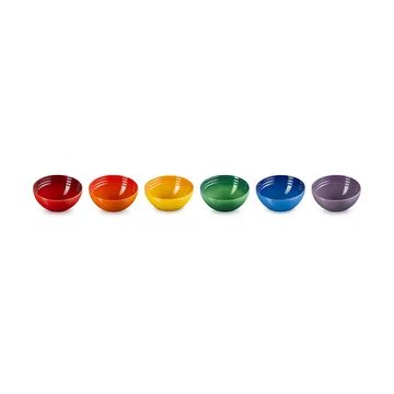 Signature Steingut Snackschale 6-teilig - Rainbow - Le Creuset