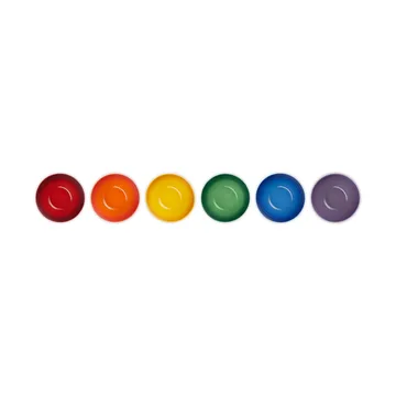 Signature Steingut Snackschale 6-teilig - Rainbow - Le Creuset