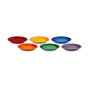 Signature Steingut Teller 6-teilig - Rainbow - Le Creuset