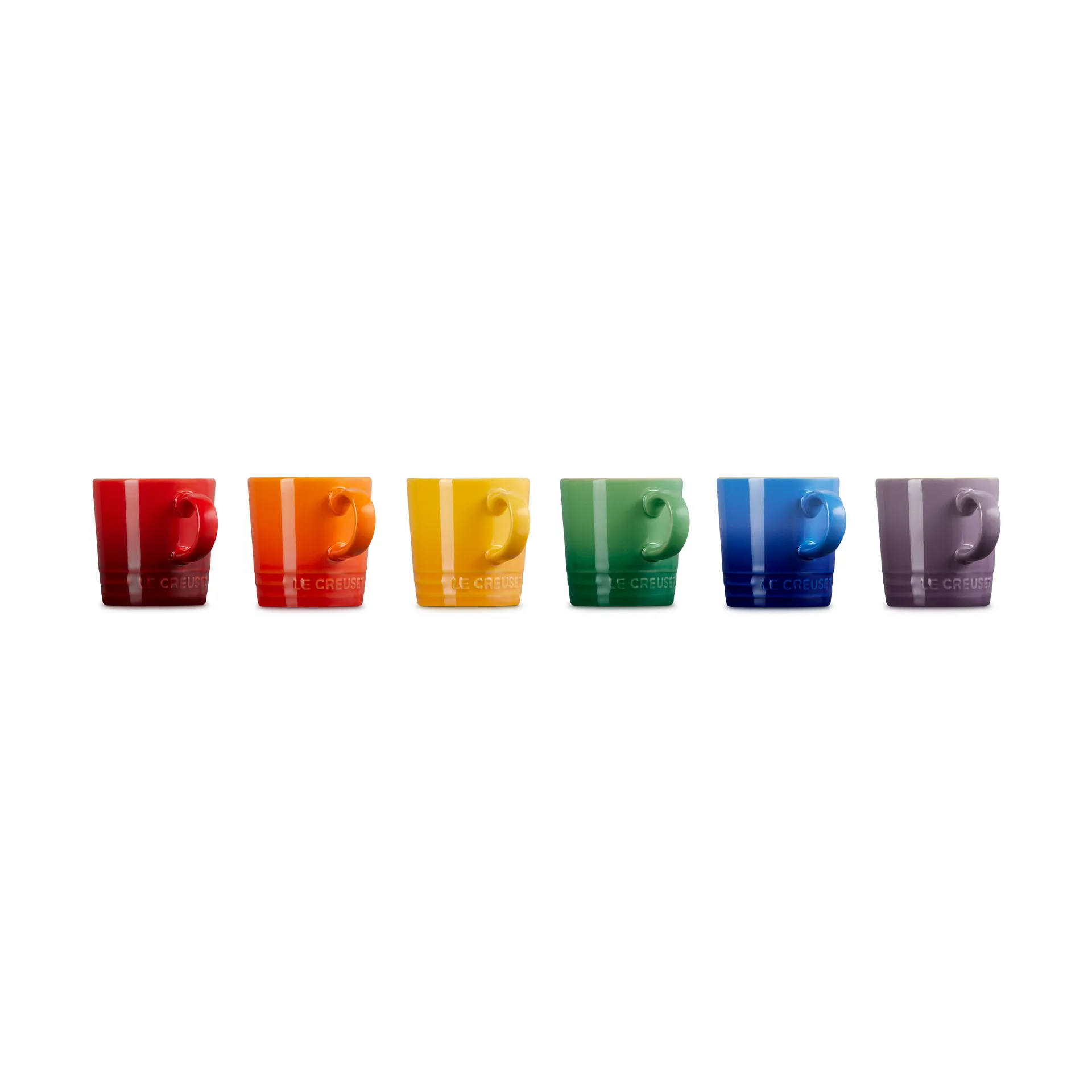 Signature Steinzeug Espressotasse 6-teilig, Rainbow Le Creuset