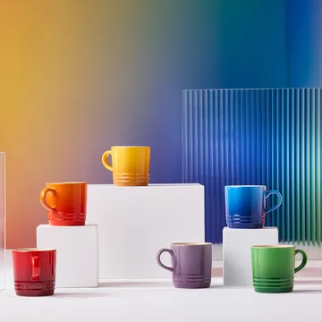 Signature Steinzeug Espressotasse 6-teilig - Rainbow - Le Creuset