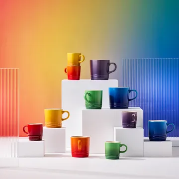 Signature Steinzeug Espressotasse 6-teilig - Rainbow - Le Creuset