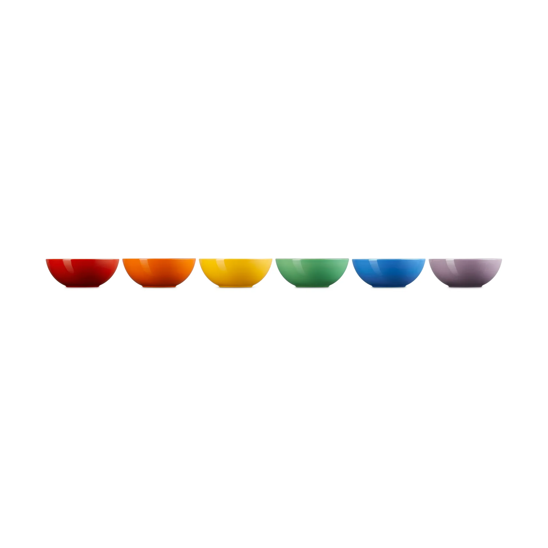 Signature Steinzeug tiefer Teller 6-teilig, Rainbow Le Creuset