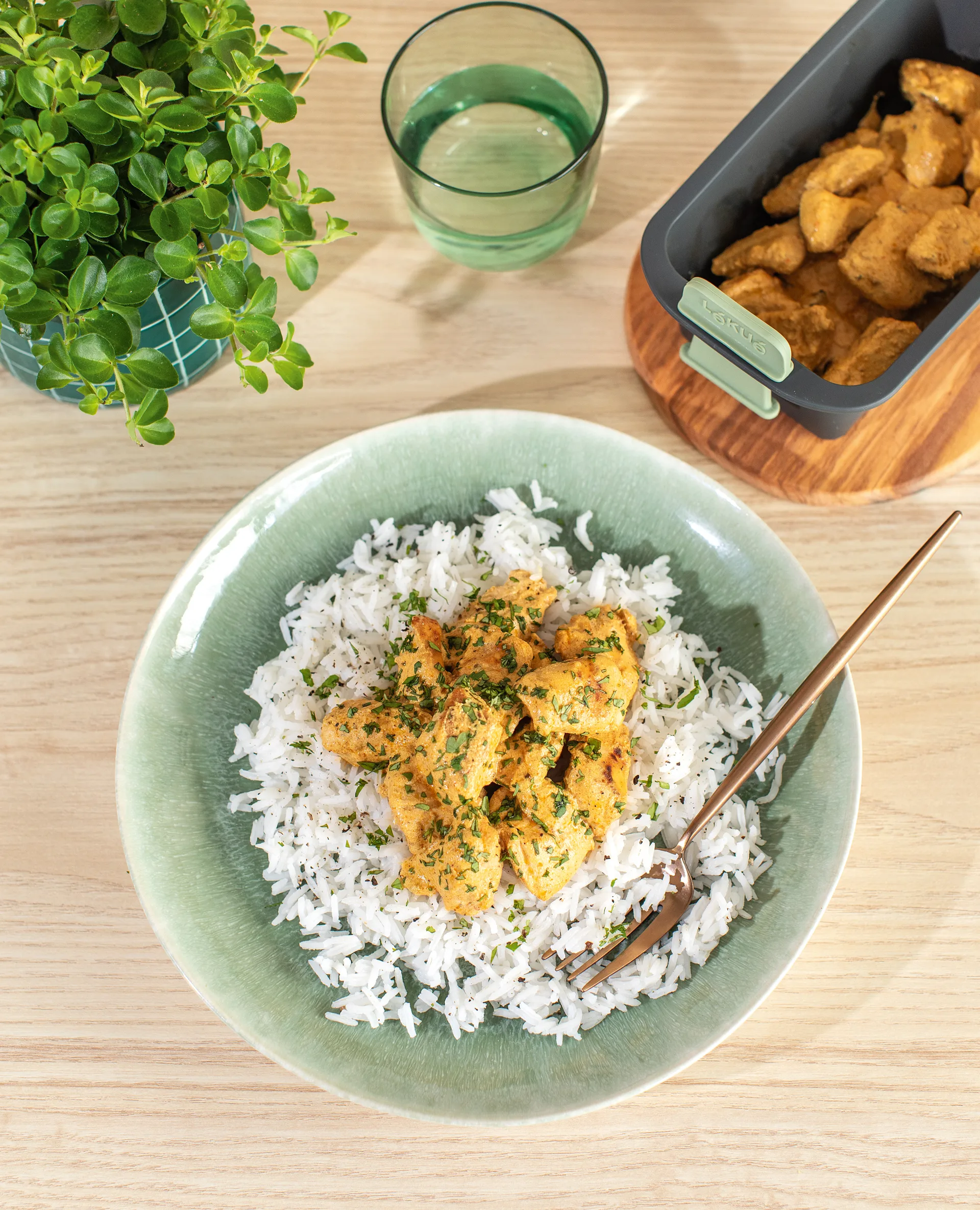 Lékué Air Fryer rechteckiger Korb, Grey Lékué