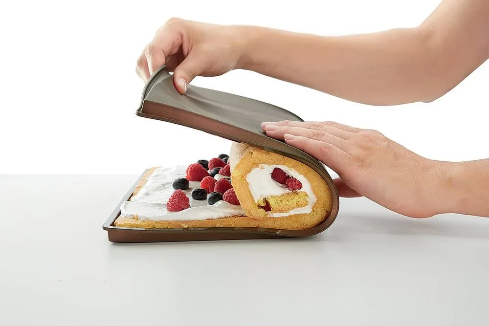 Lékué Backmatte Biskuitrolle, Braun Lékué