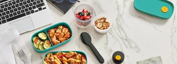 Lékué Besteckset mit Etui 5 Teile - Black - Lékué