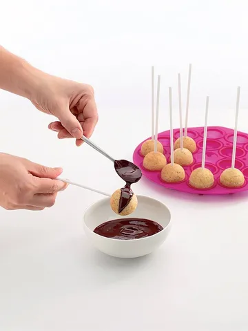 Lékué cake pop-Spieße 50er-Pack - Weiß - Lékué