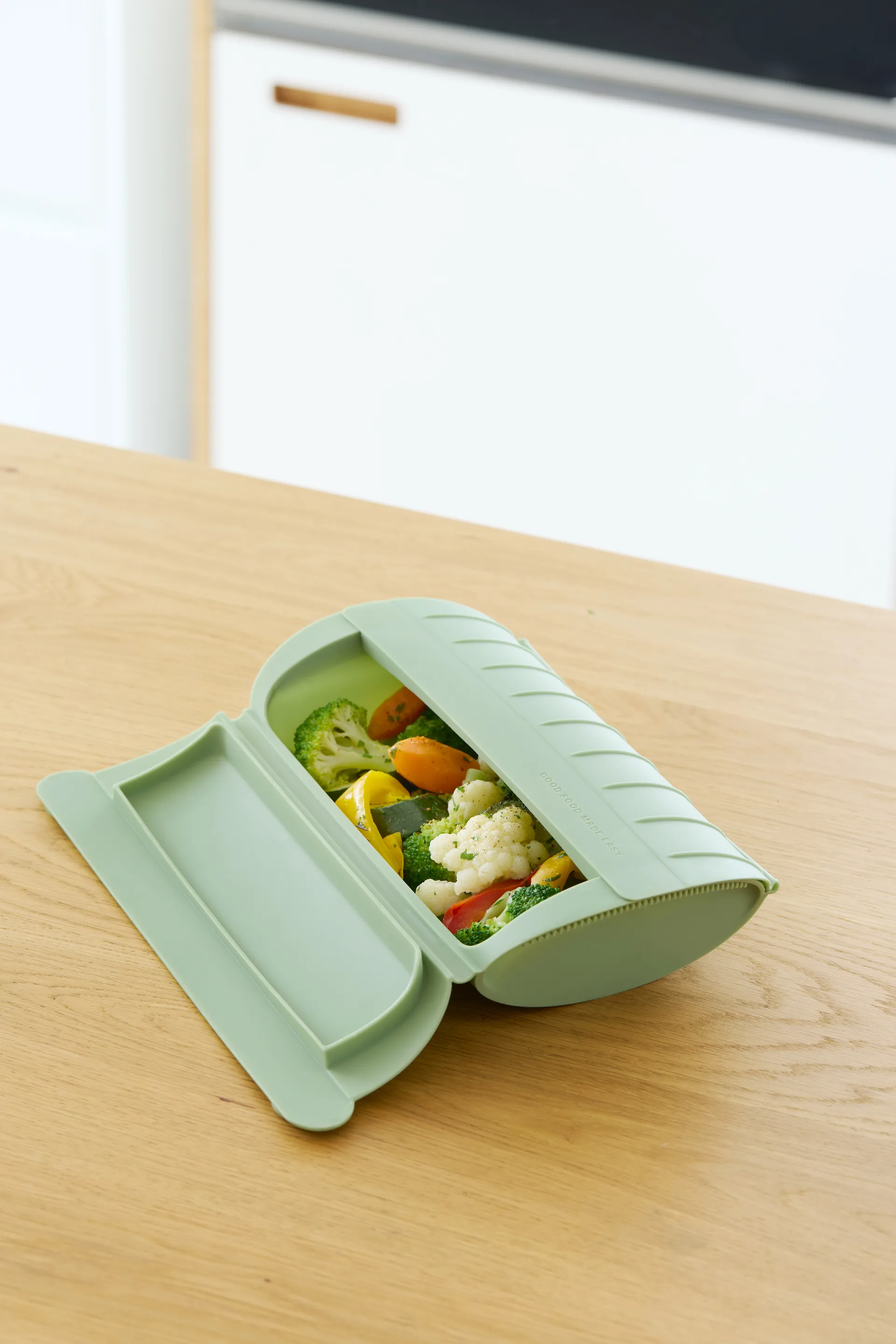 Lékué Dampfgarer, Grün, 2-teilig Lékué