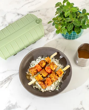 Lékué Dampfgarer - Grün, 2-teilig - Lékué