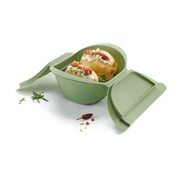 Lékué Dampfgarer - Grün, groß, 4-teilig - Lékué