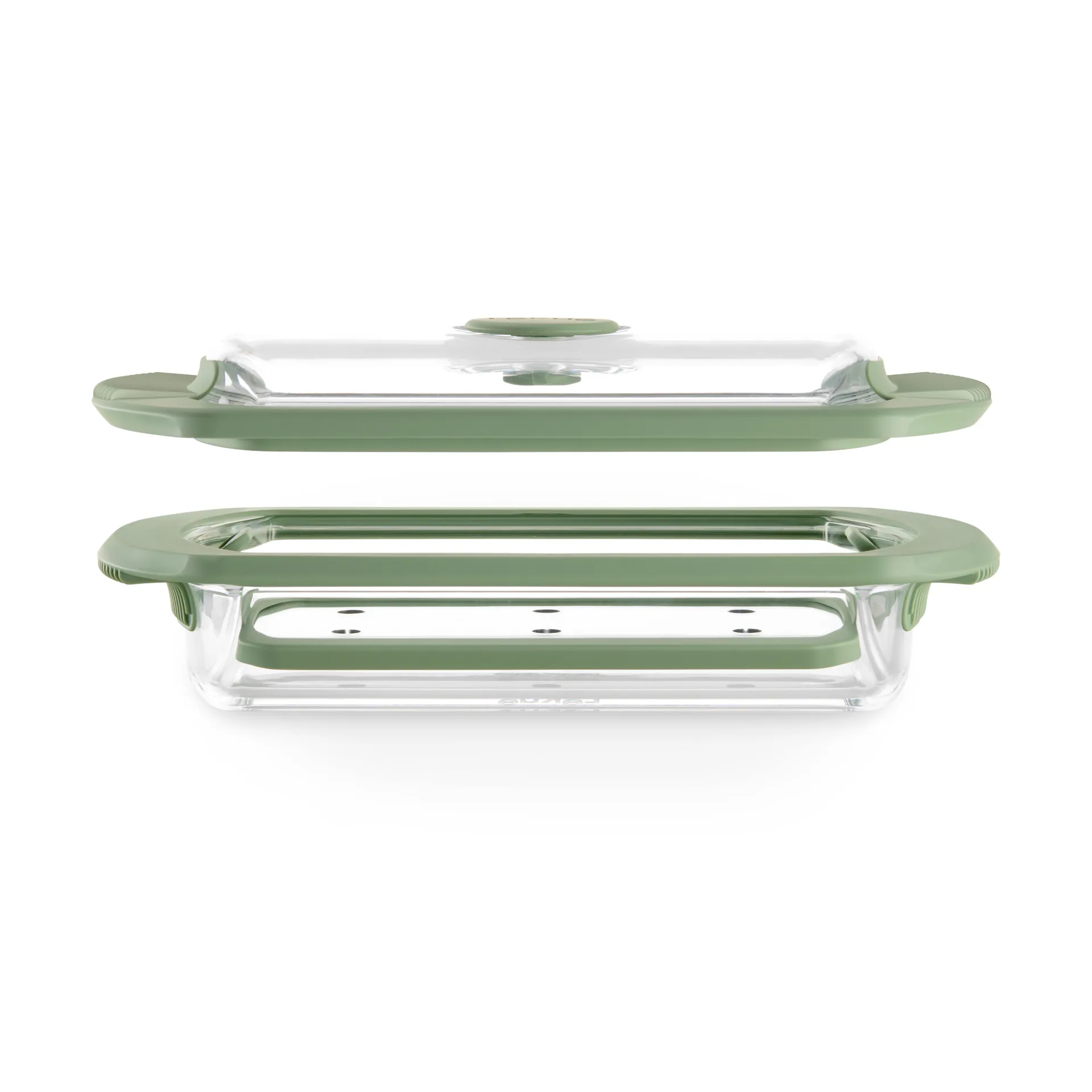 Lékué Dampfgarer, Transparent, Glas, 2-teilig Lékué