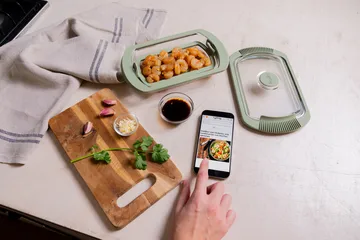 Lékué Dampfgarer - Transparent, Glas, 2-teilig - Lékué