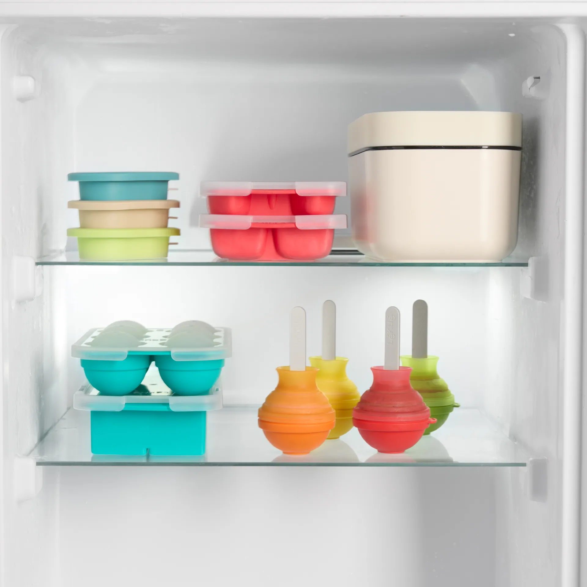 Lékué Eisformen 4-teilig, Mixad, lollipop Lékué