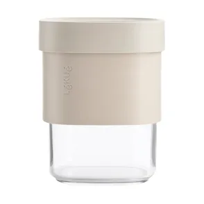 Lékué flip Vorratsdose 5 Teile, Beige Lékué
