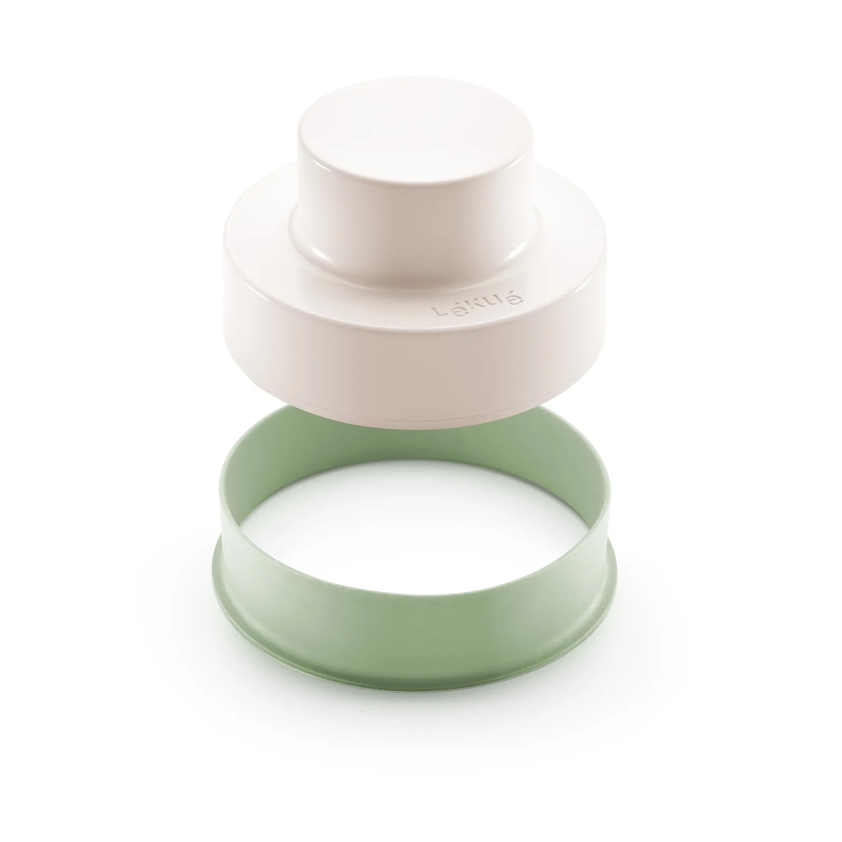 Lékué Gemüseburger-Form 2 Teile, Grün Lékué