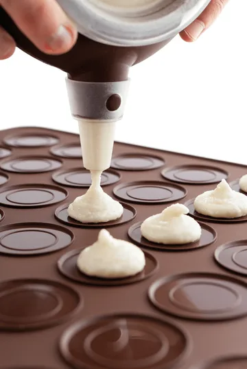 Lékué macarons Backmatte Silikon 40 cm - Braun - Lékué