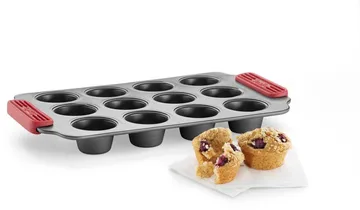 Lékué non stick Mini-Muffinform 12 Stk. - Rot - Lékué