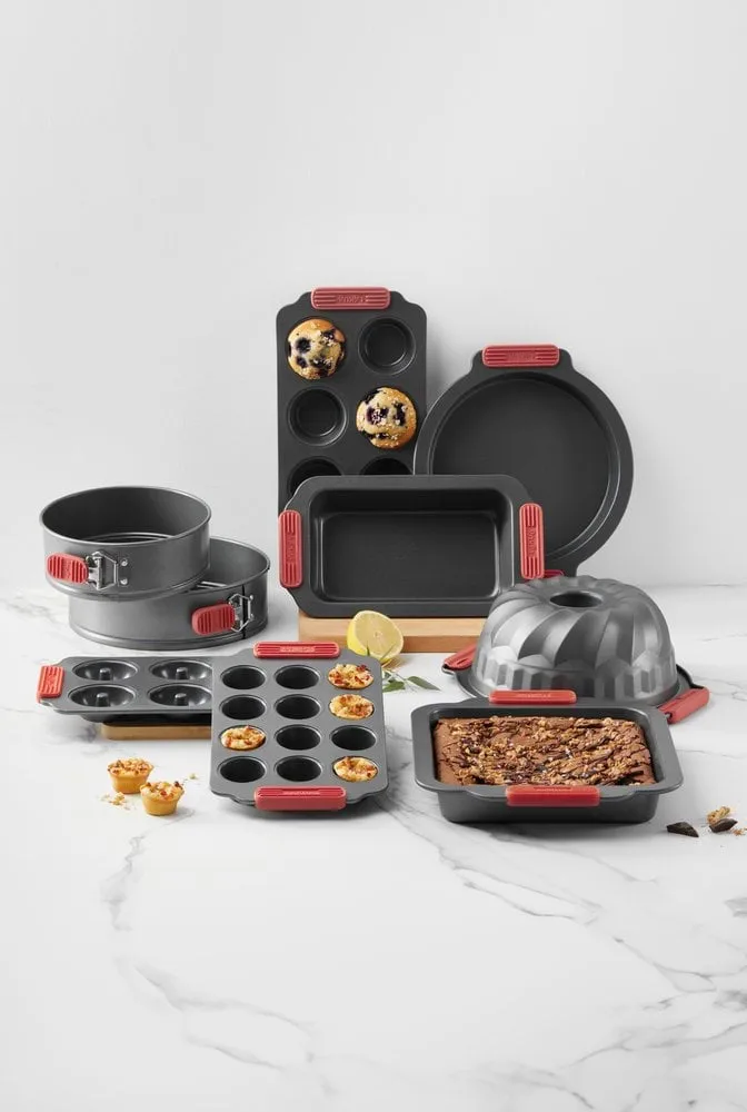 Lékué non stick Mini-Muffinform 12 Stk., Rot Lékué