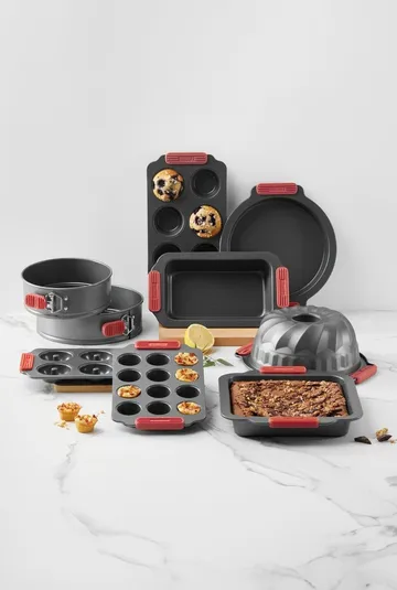 Lékué non stick Mini-Muffinform 12 Stk. - Rot - Lékué