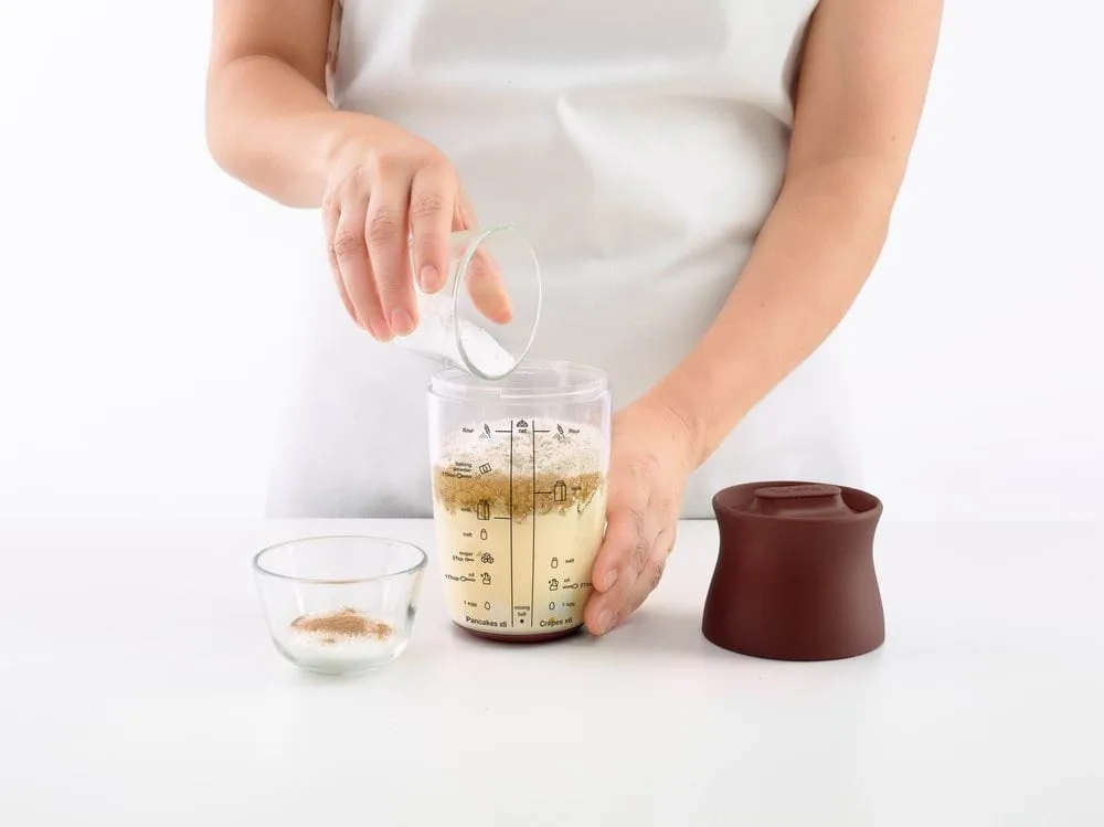 Lékué Pfannkuchenmischer Shaker, Braun Lékué