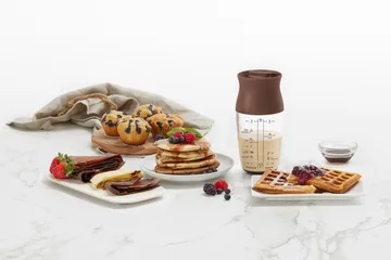 Lékué Pfannkuchenmischer Shaker - Braun - Lékué