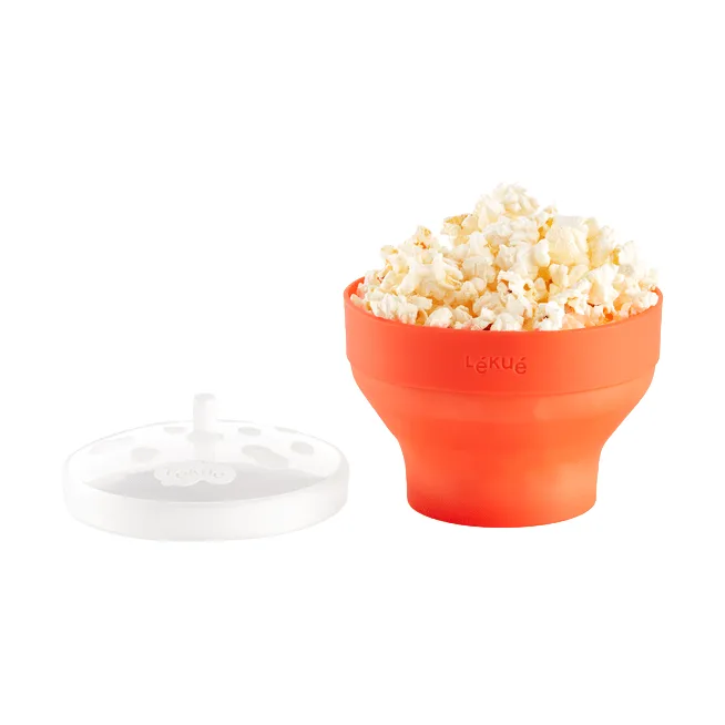 Lékué Popcornmaker Mikro 2er-Pack, Rot Lékué