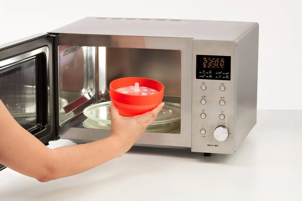 Lékué Popcornmaker Mikro 2er-Pack, Rot Lékué