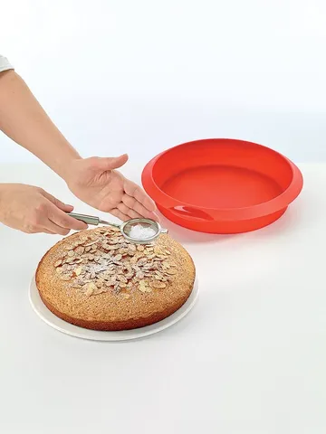 Lékué runde Kuchenform 26 cm - Rot - Lékué