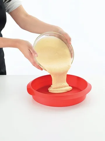 Lékué runde Kuchenform 26 cm - Rot - Lékué