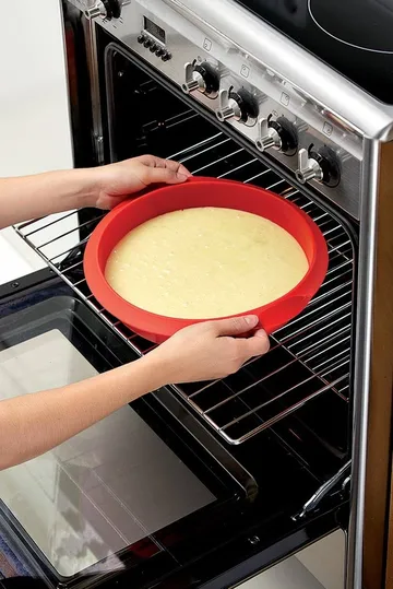 Lékué runde Kuchenform 26 cm - Rot - Lékué