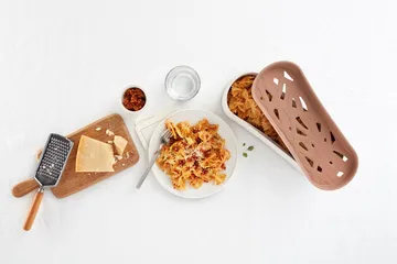 Lékué Schnellkocher Nudelkocher Mikrowelle - Terrakotta - Lékué