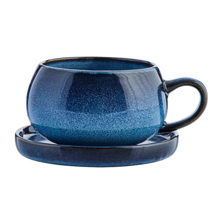 Amera Tasse und Teller, Blau Lene Bjerre