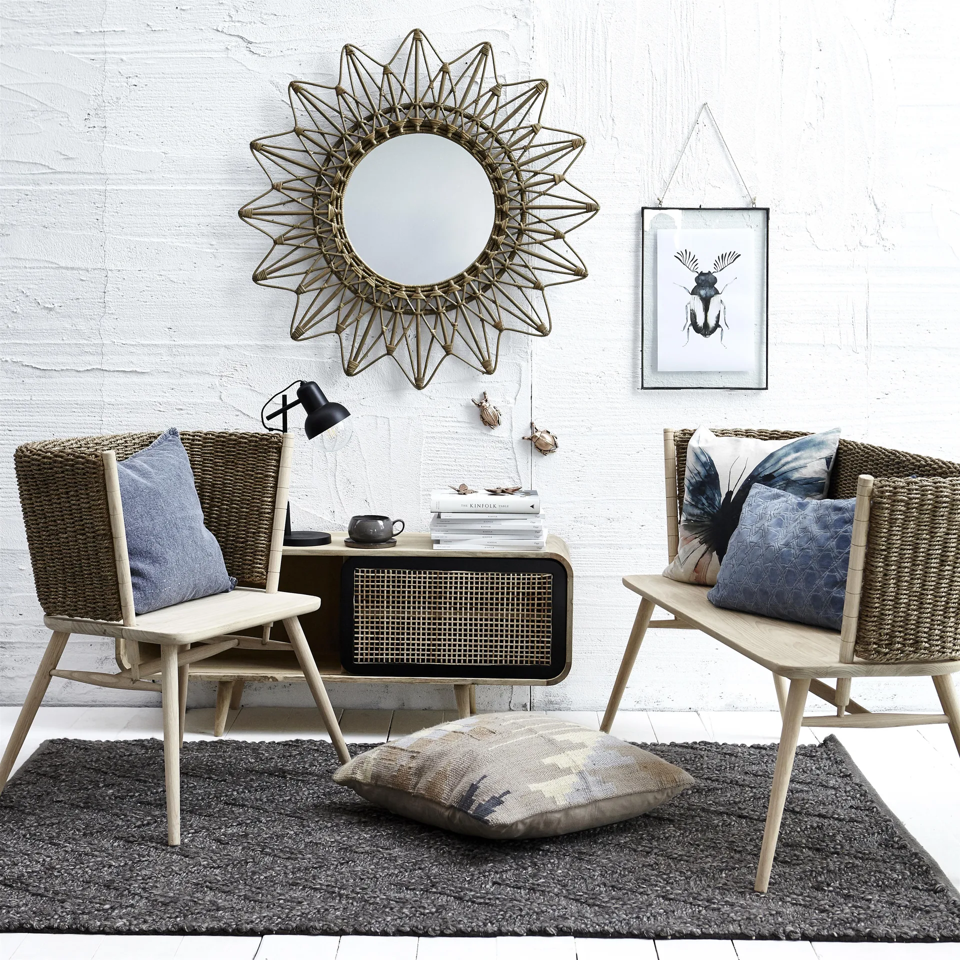 Amera Tasse und Teller, Grau Lene Bjerre