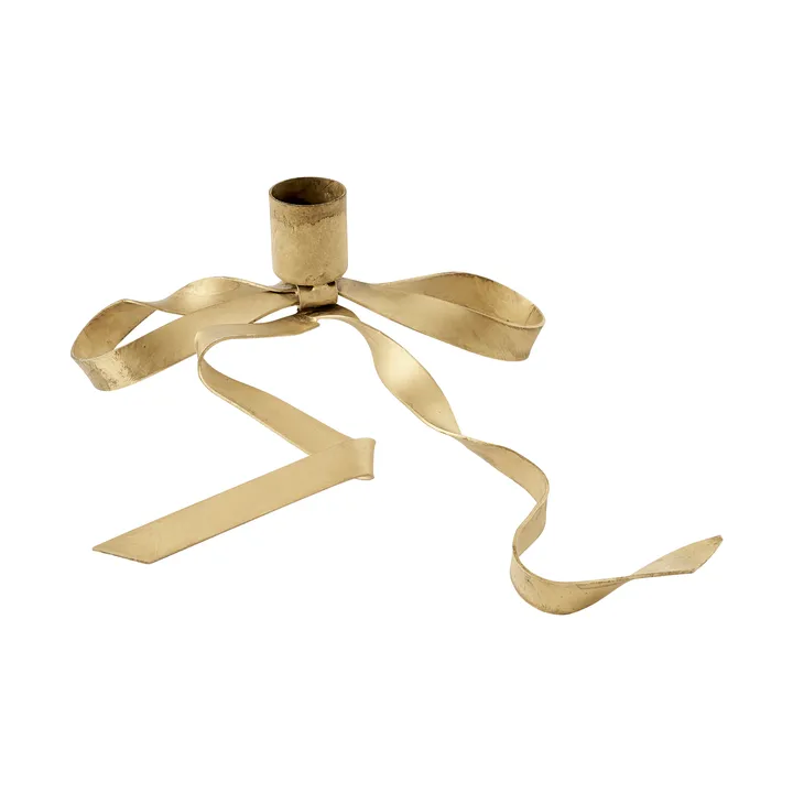 Bovinne Kerzenhalter - Goldfarben, 15x15x4,5 cm - Lene Bjerre