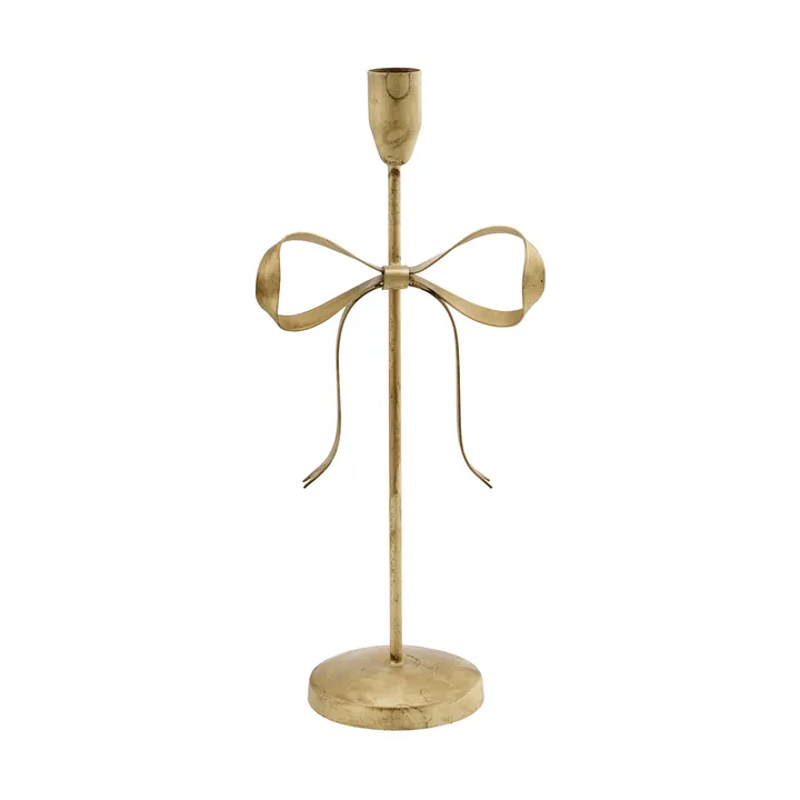 Bovinne Kerzenhalter - Goldfarben, 9x15x32,5 cm - Lene Bjerre