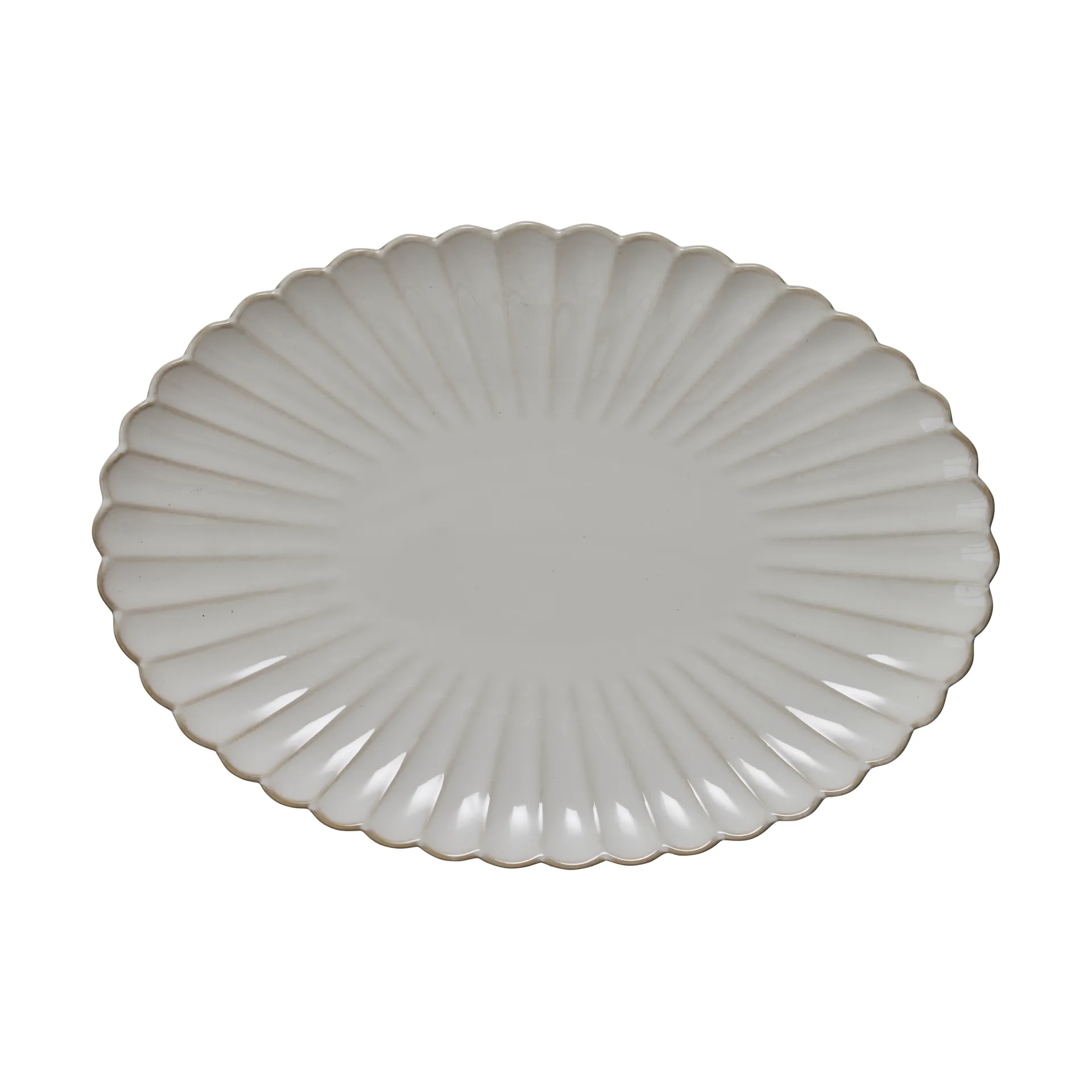 Camille Servierschale 36x25,5 cm, Off White Lene Bjerre